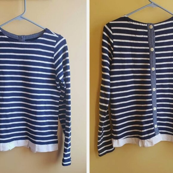 LOT OF 10 CREWCUTS JCREW GIRL TOPS TSHIRTS - VELVET STRIPES SEQUINS PLAID HEART - Picture 4 of 13